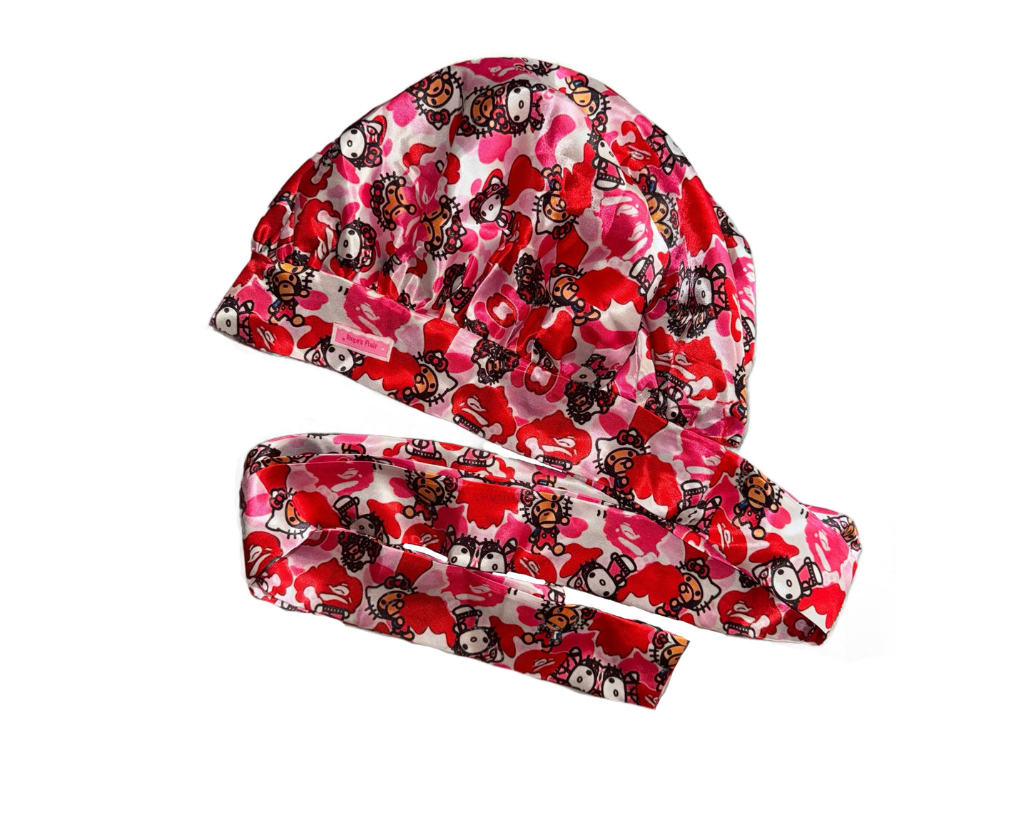 Luxury Satin Tie Bonnets